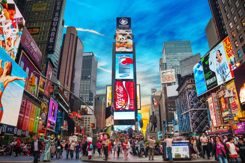 Top 10 Must-Visit Places in New York City: Tourist Attractions 5 Times Square